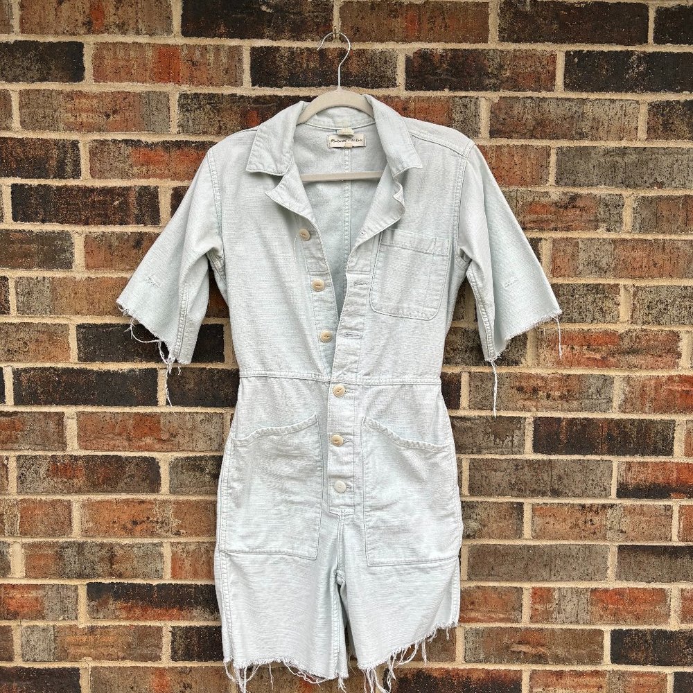 Madewell x As Ever Light Denim Coveralls
